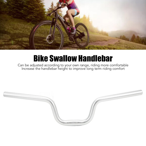 Enhanced Comfort Silver Handlebar 120mm Riser for Brompton Bikes 2