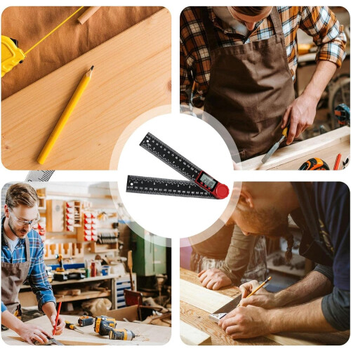 Digital Angle Finder LCD Display Measuring Tool With Ergonomic Grip Shockproof Construction For Home Renovation Projects 1