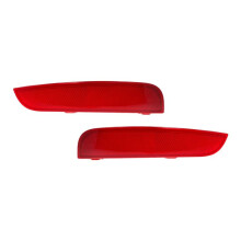 1 Par de Lentes Reflectoras para Parachoques Trasero de Coche (Izquierda y Derecha) para S40 V50 2008-2012 30763345 30763346