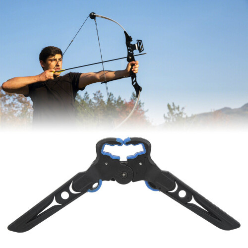 Composite Rubber Bow Stand for Compound Bows, Blue, Mini Archery Holder