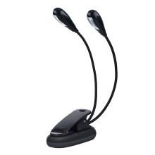 Music Stand Light Rechargeable ClampOn With Adjustable Arm USB Charging 8 LED Beads Lightweight Bed Lamp