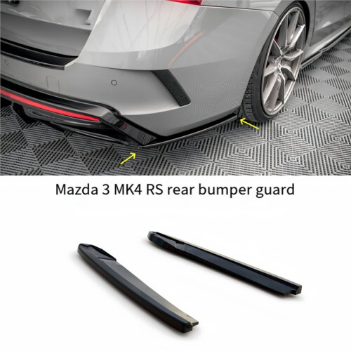 For  Octavia  Mk4 2020 - 2024 Maxton Style Rear Side Splitter Rear Side Spoiler Splitter Diffuser 2