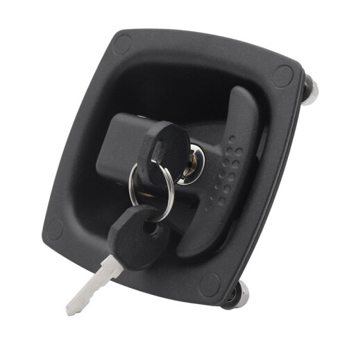 T-Shape Handle Lock for Truck Trailer Door  Waterproof T-Handle Folding Compression Lock for Toolbox
