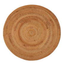 Manteles Individuales Tejidos de RatáN, Manteles Redondos, Mantel Individual Antideslizante Resistente al Calor,Placemat de Mimbre, Soportes para