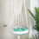 Cat Hammock  Swing Bed Macrame Cotton Rope Cat Hammock for Perch Wall Hanging Sleeping Window (Without Mat) 10