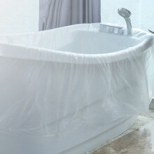 Borsa da Bagno Usa e Getta da 20 Pezzi, Borsa da Bagno Spessa Monouso Trasparente Portatile Perfetta per Viaggi, Hotel, SPA, Famiglia