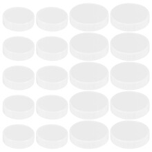 20 Stks Plastic Opbergdoppen Deksels Geribbeld voor 70Mm/86Mm Standaard Normale Mond Jar Fles