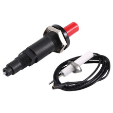 Piezo-Ontstekingsset met Kabel, 1000 mm Lange Keukenaansteker met Drukknop voor Gasfornuizen, Ovens