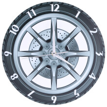 Personnalisé Votre Nom de Garage Voiture Service RéParation Garage Acrylique Horloge Murale Pneu Roue Auto Montre MéCanicien Voiture Atelier DéCor