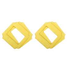 4 Vadrouilles pour Robot Nettoyeur de Vitres pour Nettoyeur de Verre Win660 / RL880 / RL1188, 4 Vadrouilles Jaunes
