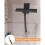 Silicone Shower Squeegee with Hook & Lanyard, Blac 6