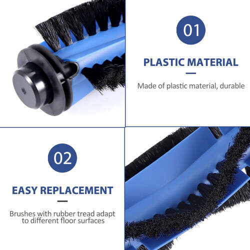 ErsäTtningstillbehöR för  850T Dammsugare Main Roller Brushes-1 2