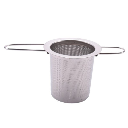 Tea Infuser Stainless Steel Tea Strainer Folding Handle Tea Filter Extra Fine Mesh Strainer Brewing Basket (Green) 1