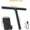 Silicone Shower Squeegee with Hook & Lanyard, Blac 3