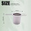 Tea Infuser Stainless Steel Tea Strainer Folding Handle Tea Filter Extra Fine Mesh Strainer Brewing Basket (Green) 9