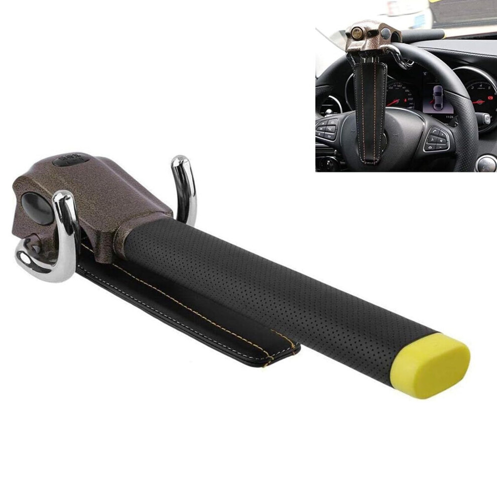 Car Steering Wheel Lock Antitheft Universal Fit Folding Heavy Duty With Keys For Citroen C4 Spacetourer 20182023 9347817465327