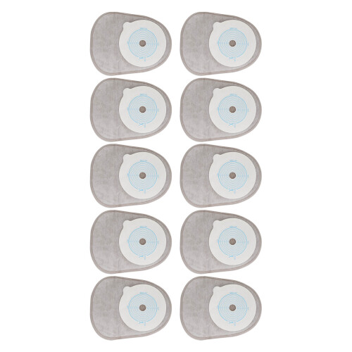 10pcs Adhesive Colostomy Pouch Lock Drainable
