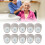 10pcs Adhesive Colostomy Pouch Lock Drainable 7
