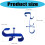 Adjustable Pool Skimmer Holder with Telescopic Storage Hook for Poolside Organization Blue 5