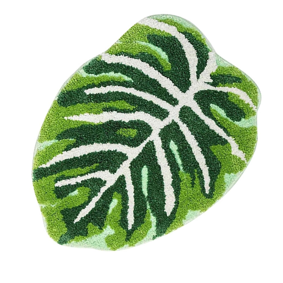 Bath Mat LeafShaped SlipResistant Rug For Bathroom And Kids Room NonSlip Carpet Floor Mat  Year Decor