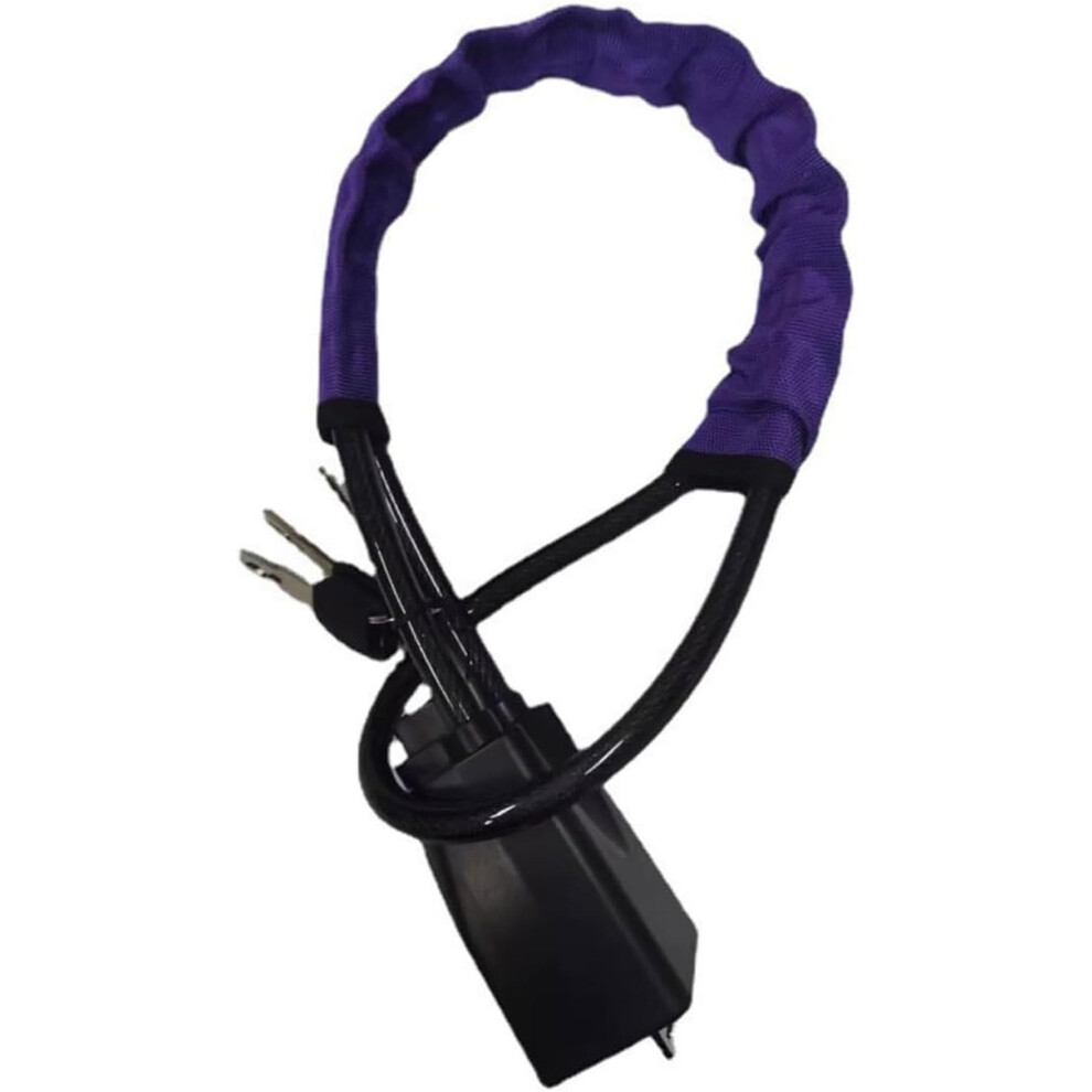 Car Steering Wheel Lock Dual Antitheft Adjustable Length Visibility For Byd F6 Yellow/Purple 9347817466119