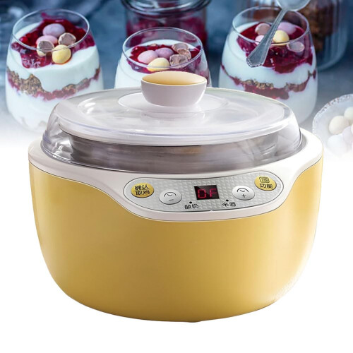 Fully Automatic Yogurt Maker, Smart Home LED RiceWine Fermentation Machine, 360 Temperature Control Timed Fermentation