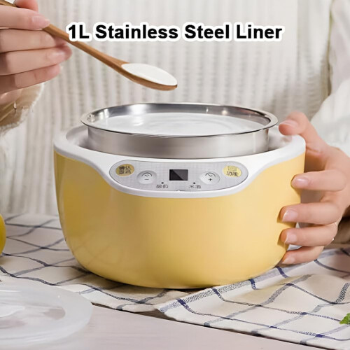 Fully Automatic Yogurt Maker, Smart Home LED RiceWine Fermentation Machine, 360 Temperature Control Timed Fermentation 2