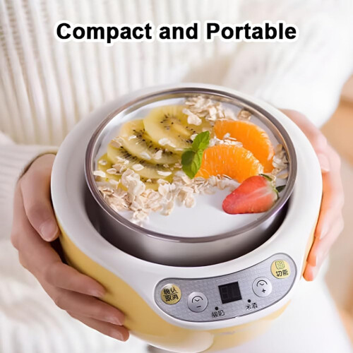 Fully Automatic Yogurt Maker, Smart Home LED RiceWine Fermentation Machine, 360 Temperature Control Timed Fermentation 1