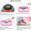 Candy Floss Maker Professional Automatic Cotton Candy Machine Round Sugar Kit One Button Switch DIY Birthday Parties 3