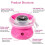 Candy Floss Maker Professional Automatic Cotton Candy Machine Round Sugar Kit One Button Switch DIY Birthday Parties 2