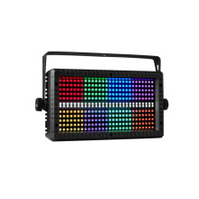 DJ Stage Light 60W Mini LED Strobe RGB 3In1, 8Partition, White 8000K, 4Partition DJ Wash Bar Lighting For Events