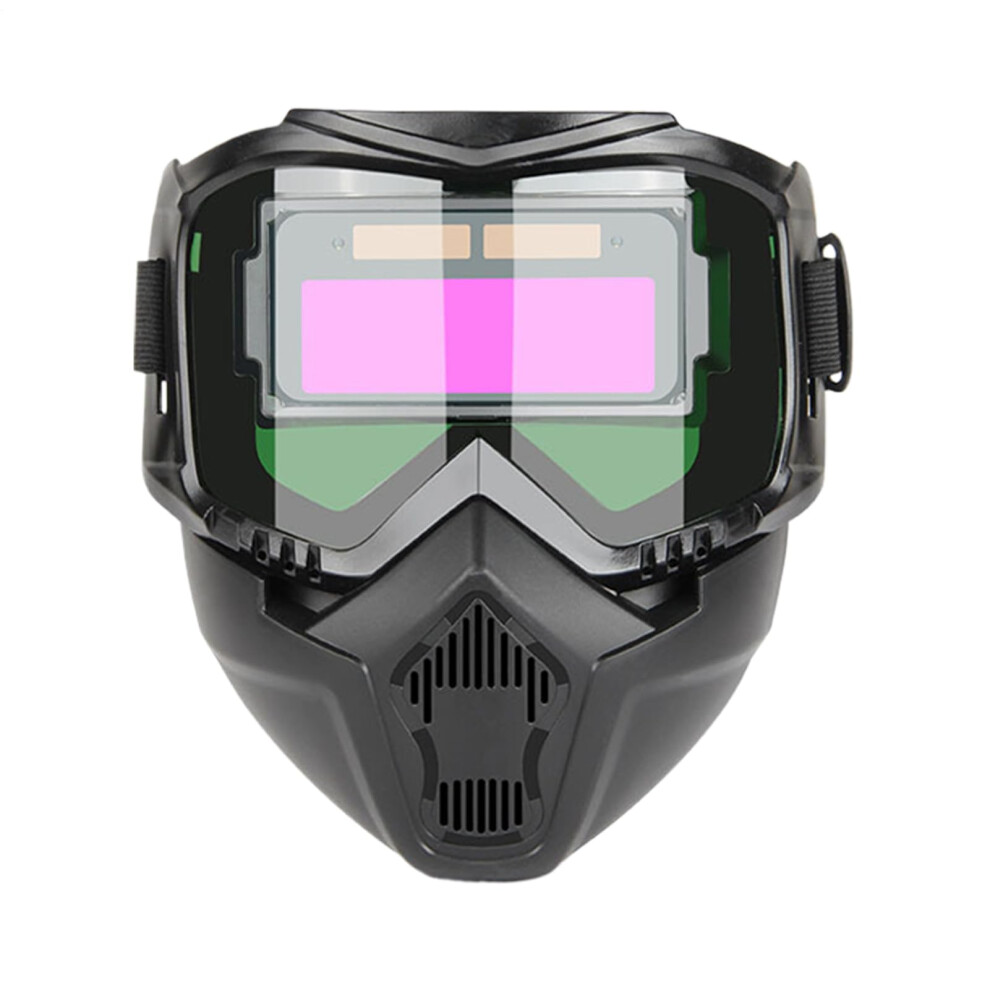 Auto Dimming Welding Helmet 9.06 X 7.08Inch, Full Face Coverage, Adjustable Shade Lens, Soldering Shield 9347817355390
