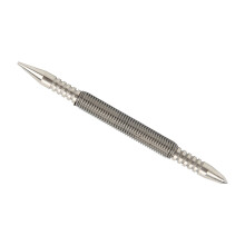 Carbon Steel Center Punch Dual Head 3/16in & 1/16in Hammerless Design