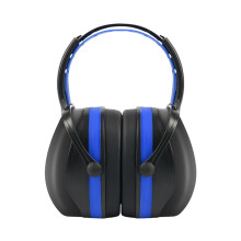 Noise Reduction Earmuffs With Breathable Cushions For Construction Work And Study Focus Comfortable Anti Noise Ear Protectors Blue