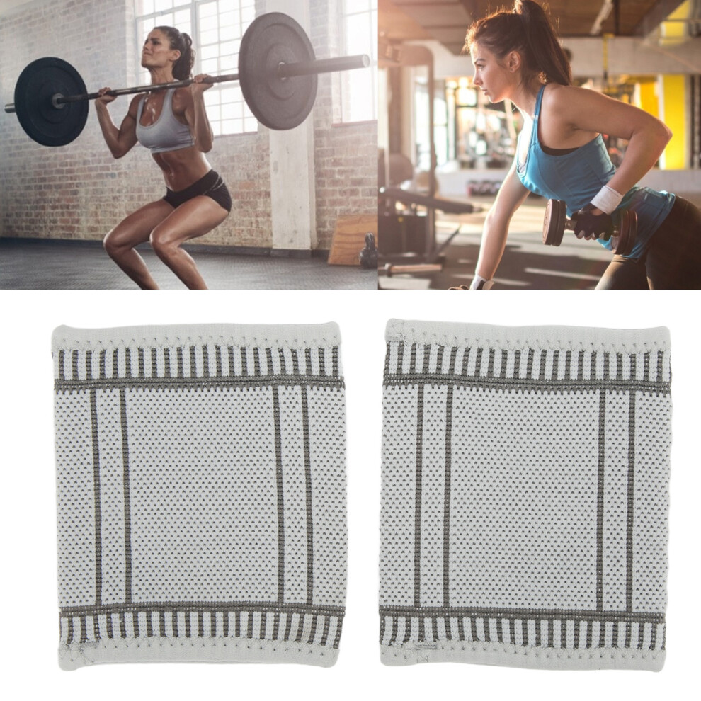 Heating Wrist Support Brace Breathable Graphene for Tendonitis Recovery, Pair
