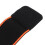 Protecciones de codo de nailon tejido con correa - Naranja 5