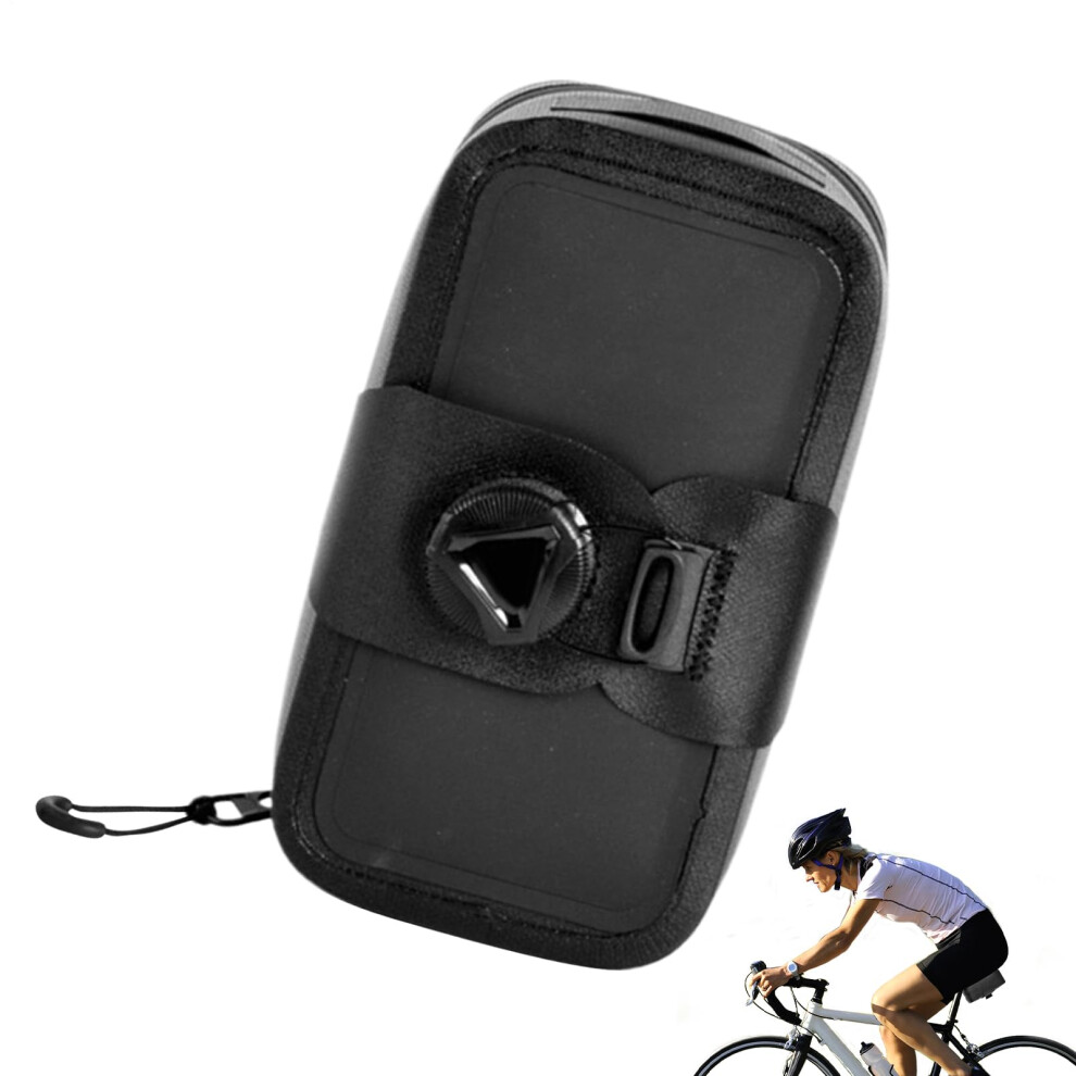 Saddle Bag Rear Seat Storage Bag For Motorcycle Waterproof Lock Buckle Black 9382693062451