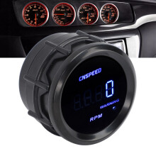 Moderner 52mm Digital Auto-Tachometer 0-9999 U/min Mit blauer Hintergrundbeleuchtung