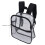 Travel-Friendly Transparent Backpack - Easy Access & Security Check 6
