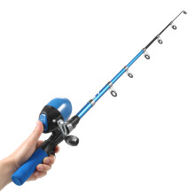 Telescopic 1.5m Kids Fishing Kit with Reel Lures and Carry Bag