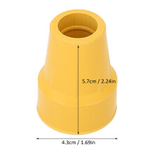 5Pcs Krückenspitzen 22mm Reifentextur Rutschfeste,