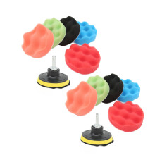 Sponge And Wool Polishing Pad Set Car Buffer Polisher Kit Drill Adapter Included Multi Color Options High Efficiency Scratch Removal Waxing Sealing