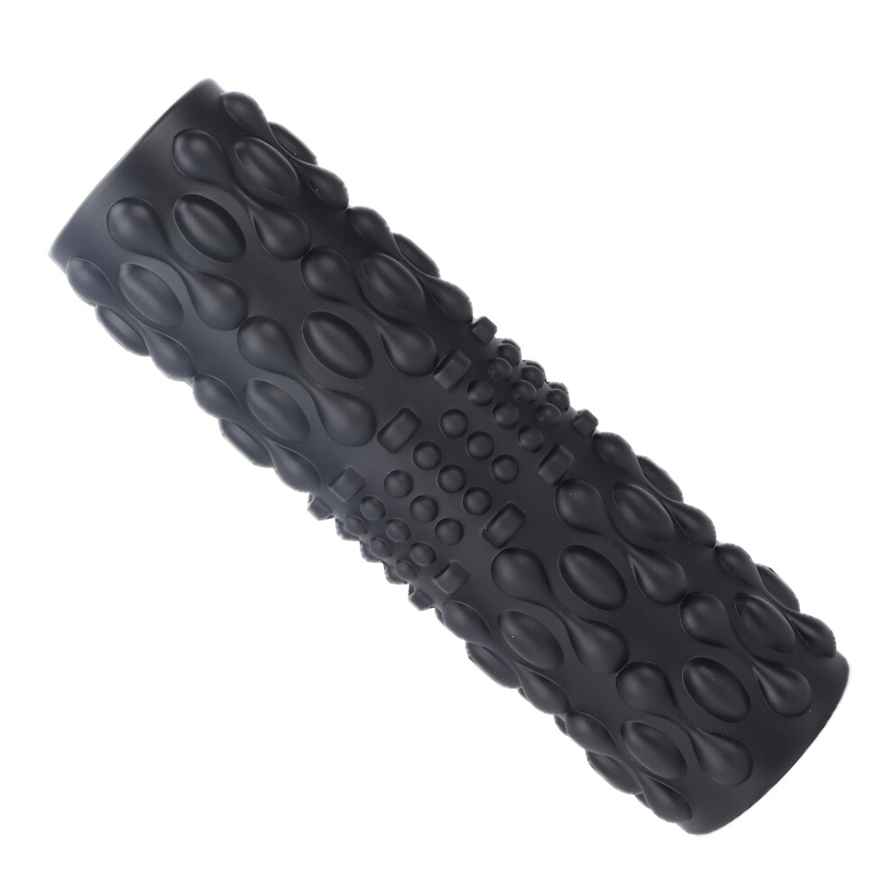 Electric Fitness Roller: 5-Speed Vibration for Deep Muscle Relief Black