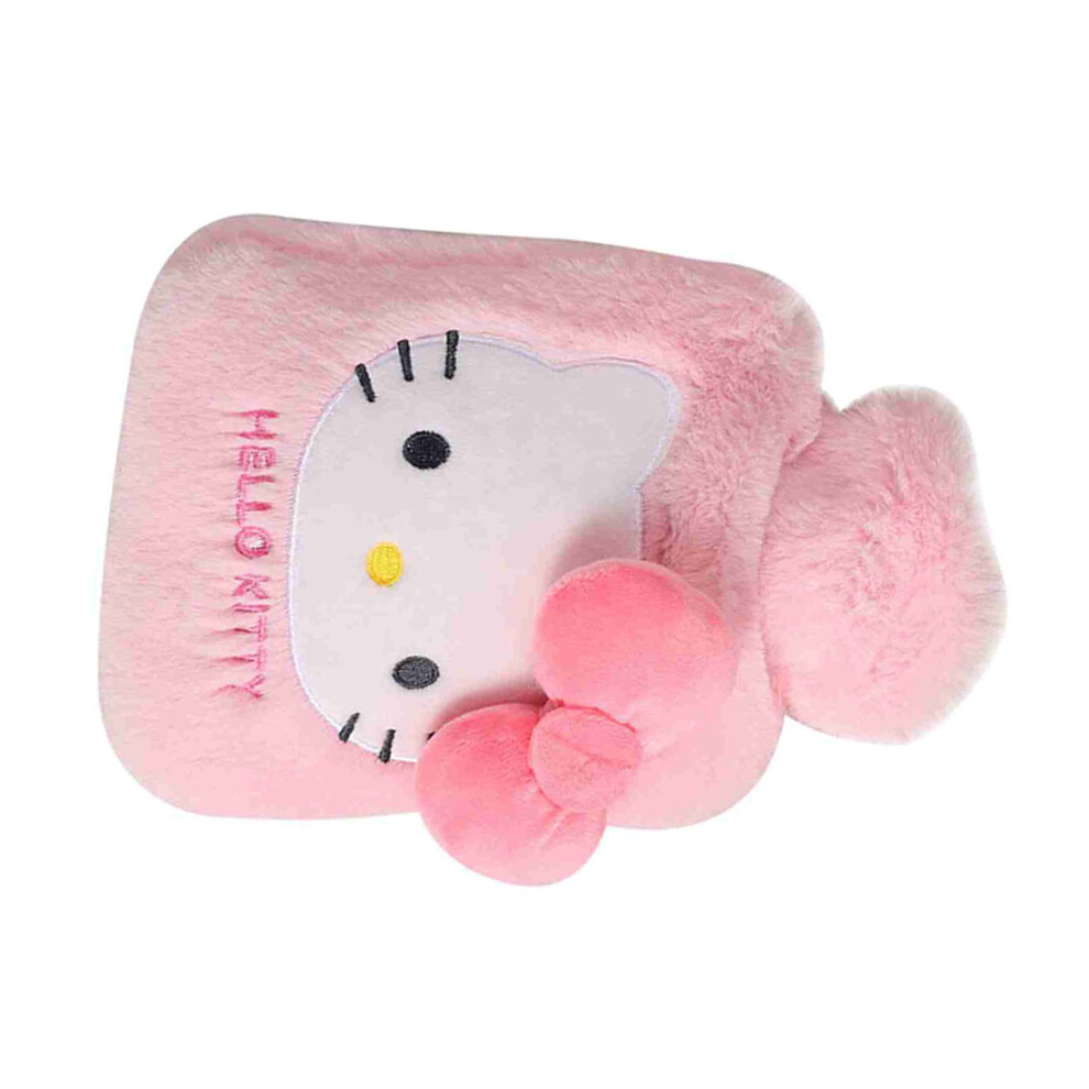 Large 1000ml Plush Cartoon Hot Water Bag for Winter, Soft Detachable