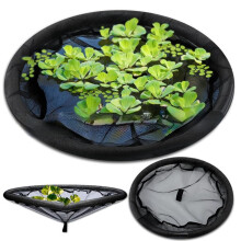 Floating Pond Protector with Reinforced Mesh, Floating Fish Barrier for Lily Pads and Water Gardens, 2pcs 60cm