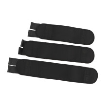 3 Stück Beine Haltungskorrektur-Gürtel, Atmungsaktive Elastische Knieschale, Schwarz