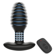 Anal Vibrator 360 Rotation Remote Control Butt Plug Male Prostate Massager Sex Toy for Men