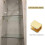 4 glasklemmen zonder boren (10-12mm γυαλί, goud) 5