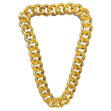 Gangster Chain Plastic Faux Gold Chains Necklace Hip Hop Performance Props
