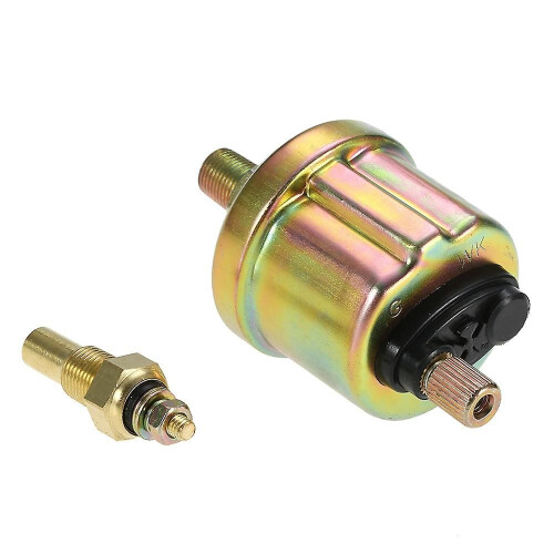 3-in-1 verchroomd meter set: oliedruk/watertemperatuur/voltmeter (52mm), voor auto/motor 1